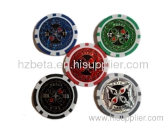 11.5g PS Laser Sticker Poker Chip