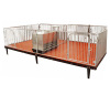 high quality galvanized pipe pig farrowing crates