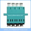 LC/PC Quad Fiber Optical Adaptor-Aqua Color