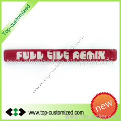 2012 Cheap slap pvc wristband for cause