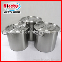 stainless steel sanding straight stock pot