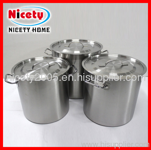 stainless steel sanding straight stock pot