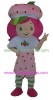 blueberry girl mascot costume, party costumes, cartoon costumes