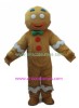 gingerbread man mascot costume, cartoon costumes mascot, party costumes