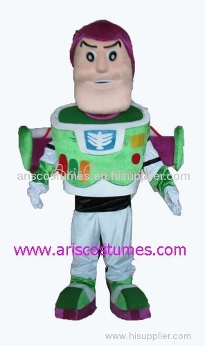 toy story character buzz lightyear mascot costume, cartoon costumes