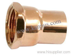 Copper female adaptor (copper fitting HVAC/R fitting)