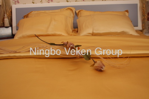 Silk sateen bed sheets
