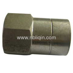 Nickel plated brass pipe fitting