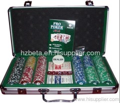 300PCS Poker Chip Alu Case Set Casino Chips
