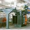 Q48 single route series hanger chains type continuous working overhead rail shot blasting machine