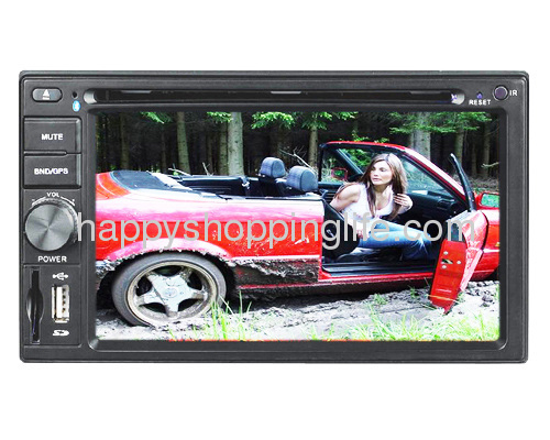 In-Car DVD Player 2 Din 6.2 Inch TFT HD Screen with Bluetooth