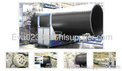 HDPE Large Diameter Hollow Wall Winding Pipe Production Line