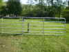 Steel tube farm livestock gate