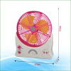 10'' Rechargeable Mini Table Fan with Radio