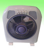 12W Table Rechargeable Fans with 20LED Emergency Light