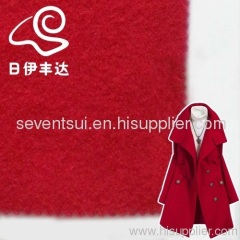 Rose cashmere/wool fabric