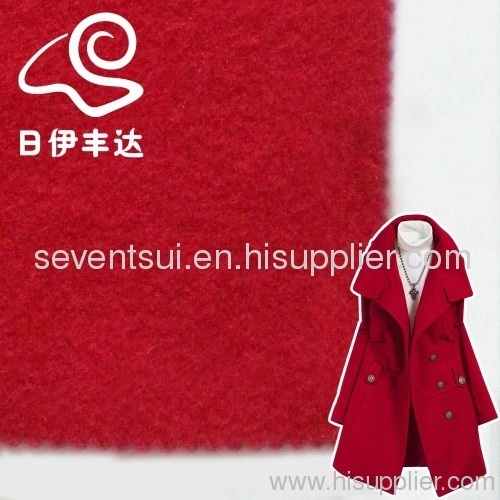 Rose cashmere/wool fabric