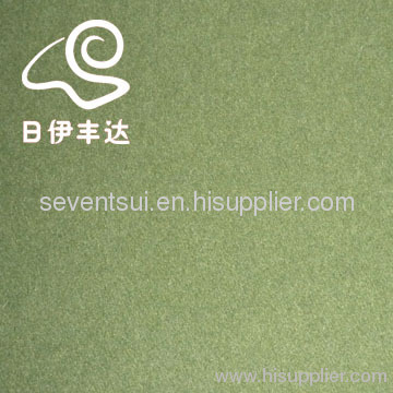 Green 10%cashmere +90%wool fabric