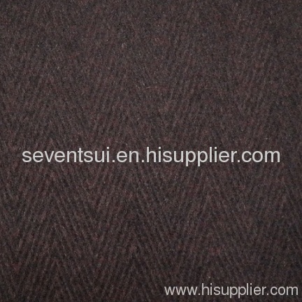 70%cashmere +30%wool herringbone fabric