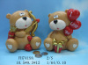 Polyresin Bear Lovers Valentines Coin Bank