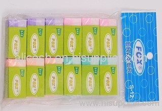 Eraser in sleeve set