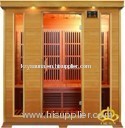 Kzy Far Infrared Sauna Room for 4 Peroson in Hemlock