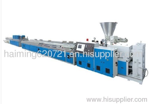 PE PP wood plastic profile making machine