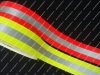 Flame retardant reflective strips