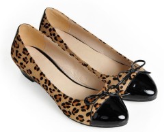 Leopard print women dress shoes