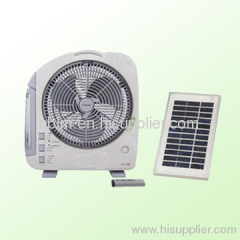 AC & DC Workable Solar/Battery Fan with Remote