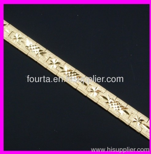 18K Golden Brass Bracelet 1510025