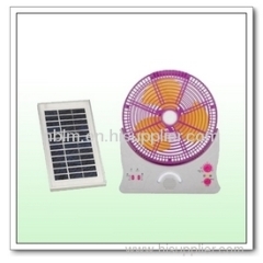 Solar Fan for Car with AM & FM radio