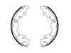 Rear Brake Shoe Set for HYUNDAI OEM 58305-4HA00