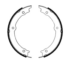 Rear Brake Shoe Set for HUMMER OEM 15240815