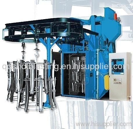 hook type shot blasting machine