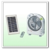ABS and PP made Portable Rechargeable Solar Fan