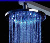 Temperature Automatic Led Rain Shower Head For Bath