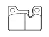 Rear Brake Pad Set for BMW 3 (E21) OE 34211159253