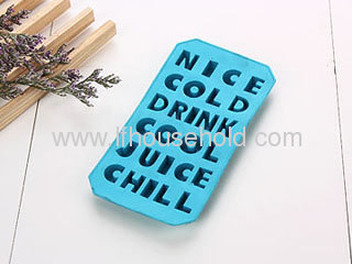 novelty ice cube tray letter shape