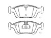 Front Brake Pad Set for BMW 3 Compact (E46) OE 34216778168