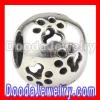 Sterling Silver european Dog Paw Print Charm Bead Wholesale