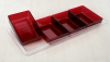 square plastic plate candy plate