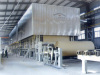 Dual stack network multi-cylinder corrugated paper making machine