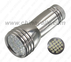 Aluminum LED light torch