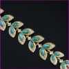 Leaf Shape Turquoise Bracelet 1530274
