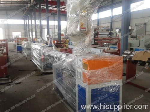 PP/PE double pipe extrusion line