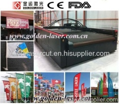 High Precision Laser Display Flags Cutting Machinery