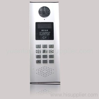 Video Door Phone Host, 2 core-wire Connected Video Intercom System, Transmit for Video/Voice/Data