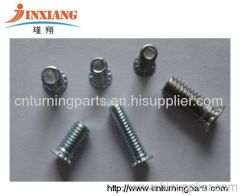 Square hole countersunk head self-tapping screw