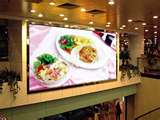 Restaurant indoor P10 led screen